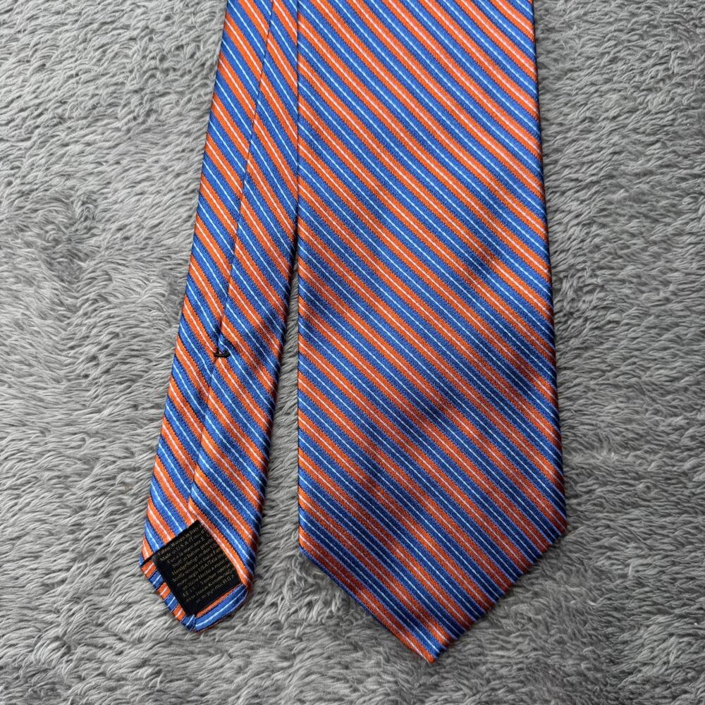 NEW BROOKS BROTHERS Makers & Merchants Men's Striped Pure Silk Tie Made In USA